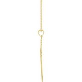 14K Yellow Cross 18" NEcklace